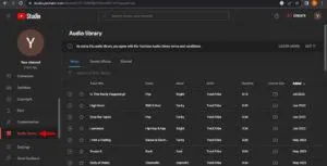 audio library