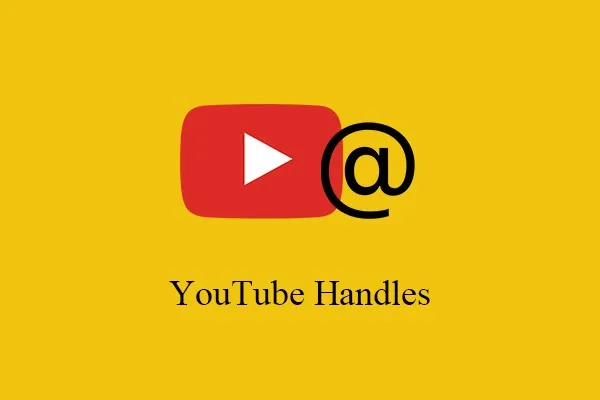 youtube handles